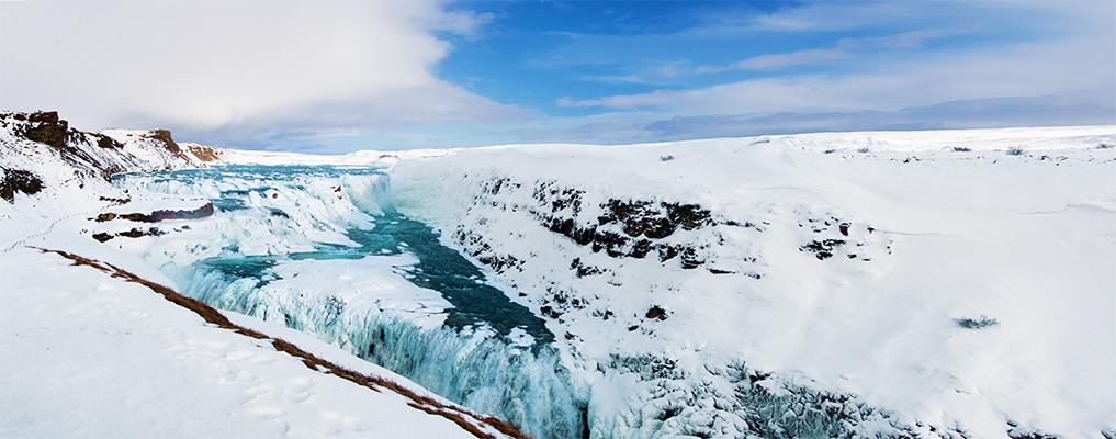 Ohne Titel (Gullfoss Wasserfall – Island, 03/2020)